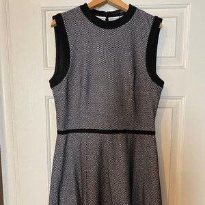 Tibi Fit & Flare Sleeveless Dress